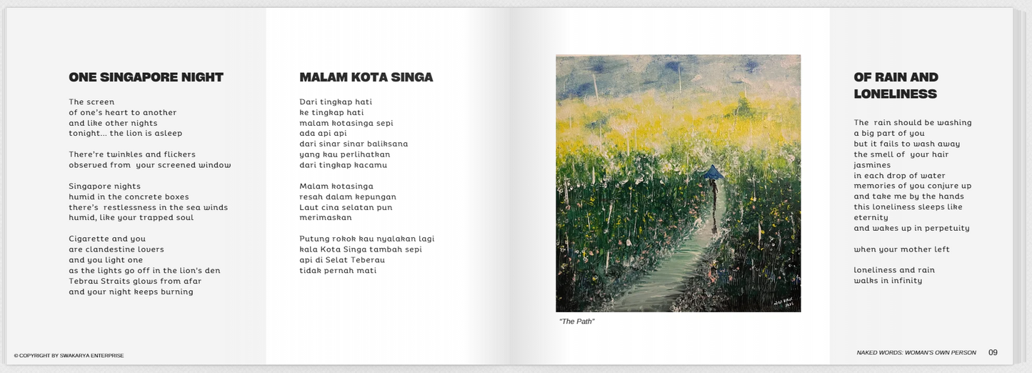 "Naked Words" - Poetry & Art Book