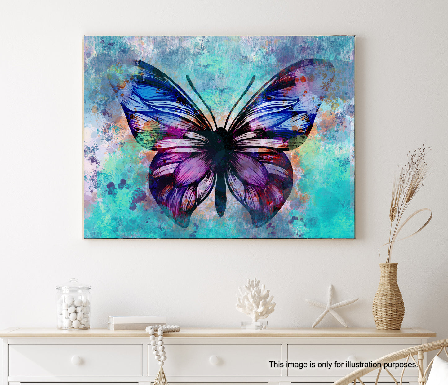 'Rama-Rama' (Canvas Art)